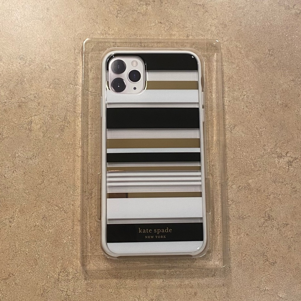 Kate Spade Black/Gold iPhone 11 Pro Max Case